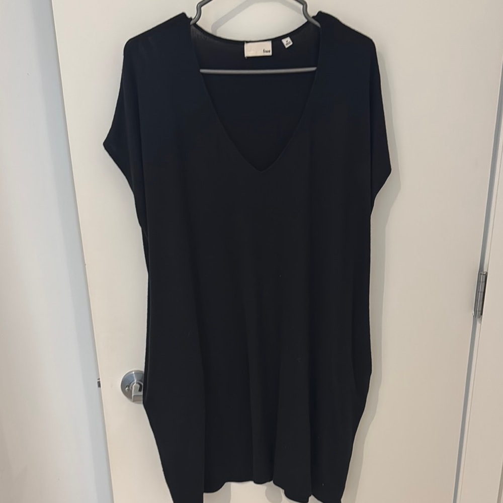 Wilfred Black Boxy Oversized Tunic